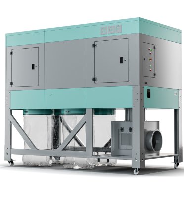 Saf Teknik S-10000 Torbalı, Parça Tutuculu ve Temizlemeli Mobil Toz Toplayıcı