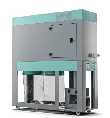 Saf Teknik S-3500 Torbalı ve Parça Tutuculu Mobil Toz Toplayıcı