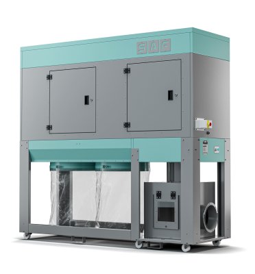 Saf Teknik S-4000 Torbalı ve Parça Tutuculu Mobil Toz Toplayıcı