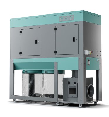 Saf Teknik S-5000 Torbalı ve Parça Tutuculu Mobil Toz Toplayıcı