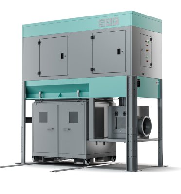 Saf Teknik SK-6500 Metal Konteynerli, Parça Tutuculu ve Temizlemeli Mobil Toz Toplayıcı