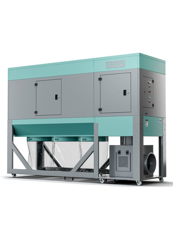 Saf Teknik ST-10000 Torbalı, Parça Tutuculu ve Temizlemeli Mobil Toz Toplayıcı