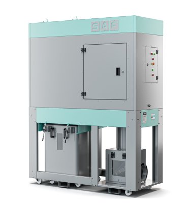 Saf Teknik STK-3500 Metal Kovalı, Parça Tutuculu ve Temizlemeli Mobil Toz Toplayıcı