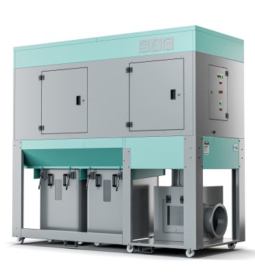 Saf Teknik STK-6500 Metal Kovalı, Parça Tutuculu ve Temizlemeli Mobil Toz Toplayıcı