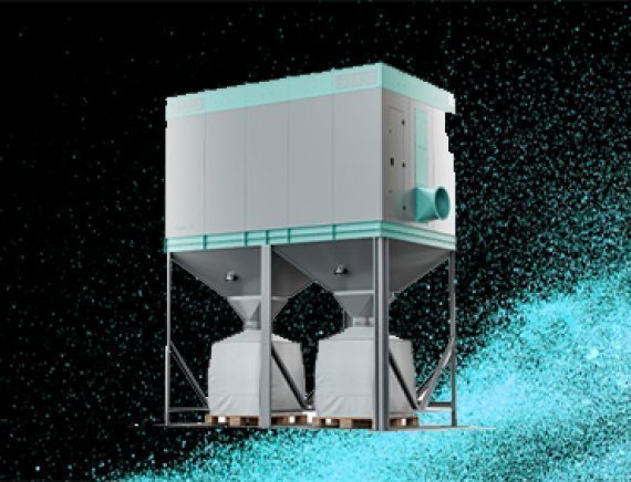 Dust collection for efficient manufacturing